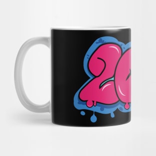 2021 graffiti text Mug